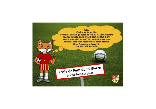 Ecole de foot